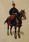 Jean Baptiste Edouard Detaille Un soldat de la cavalerie painting